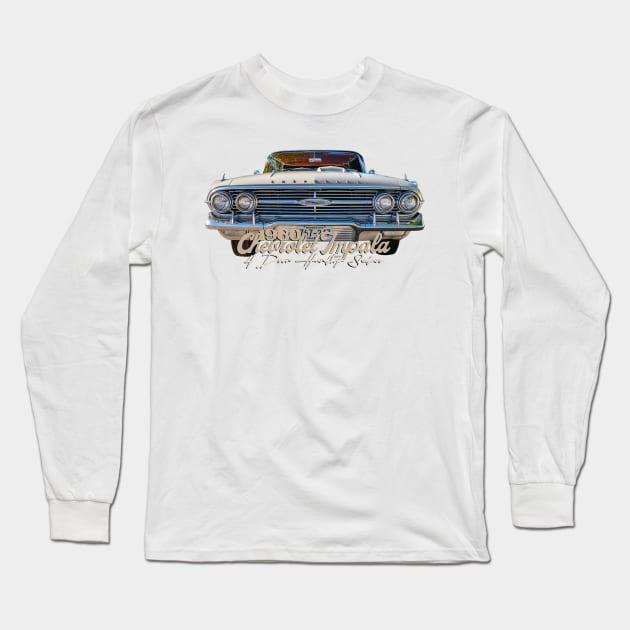 1960 Chevrolet Impala 4-Door Hardtop Sedan Long Sleeve T-Shirt by Gestalt Imagery